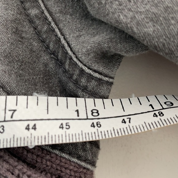 ACEZUNG Jean Jacket with Cable Knit Sweater Design - Picture 13 of 16